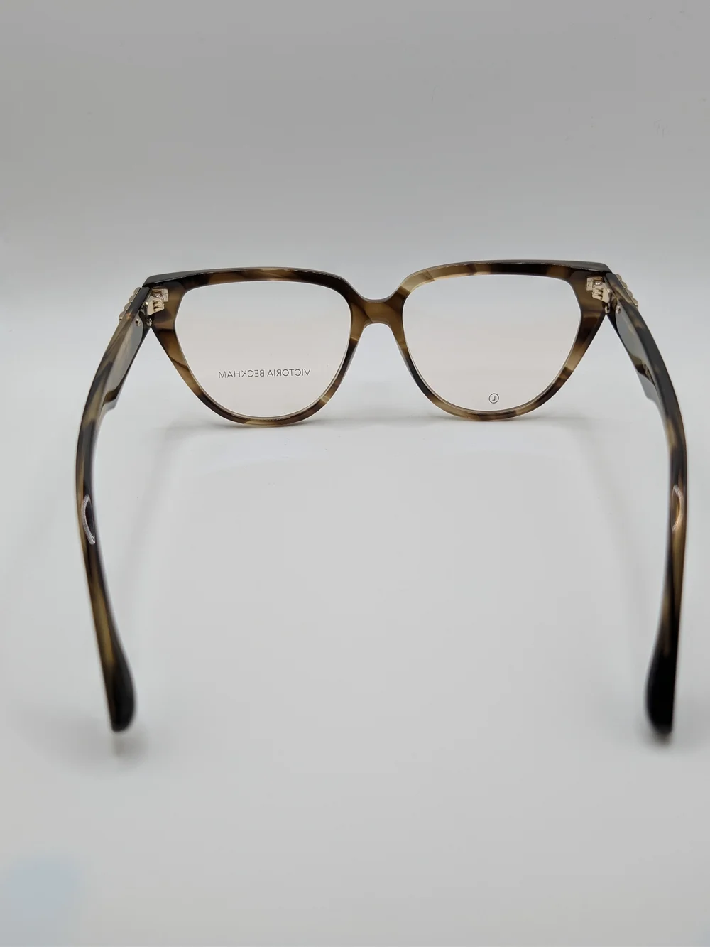 NWT Victoria Beckham VB2661 Eyeglasses Frames Tortoise Gold Chain Temples New